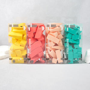 Éponges de maquillage jetables triangulaires, adaptées à une utilisation humide et sèche, idéales pour l'application de fond de teint et le nail art - Product Image 4