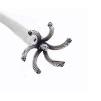 Câble en acier galvanisé 6x36+IWRC pour foreuse minière, diamètre de 1 mm à 40 mm, à bas prix