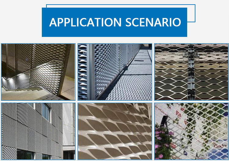 Stainless Steel Expanded Metal Mesh Stretch Processing