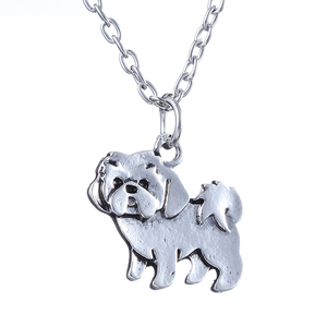<span class=keywords><strong>Collier</strong></span> Pendentif <span class=keywords><strong>Chihuahua</strong></span> Mignon Style Antique en Alliage de Zinc Plaqué Argent Vieilli, <span class=keywords><strong>Collier</strong></span> Ras du Cou Bohème pour Femme et Homme, Bijou Anniversaire - Product Image 2