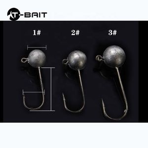 Haute Qualité Professionnel Couleur Primaire Sphérique Plomb Jighead Crochet Doux Appât Barbelé Crochet 1.5g 2g 3g <span class=keywords><strong>Gamakatsu</strong></span> Hameçons De Pêche - Product Image 2