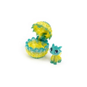Jouet œuf de dragon imprimé en 3D PLA Feeron - Figurine de dragon miniature durable, œuf ouvrable, couleur dégradée, design tendance, pour bébé - Product Image 1