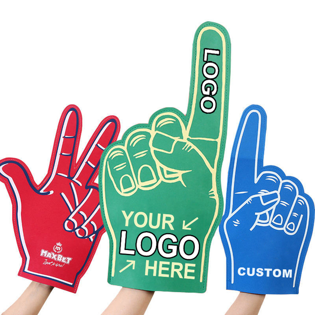 Custom EVA Foam Cheering Gloves With Logo Hot Sale Cheerleading Props Promotional Gifts Cheering Glove Sports Celebration Events