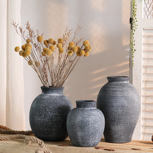 Vases décoratifs en porcelaine à surface rugueuse style shabby chic, faits à la main, écologiques, pour centre de table, maison et mariage, vente en gros - Product Image 3