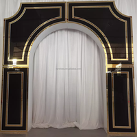 Fournitures de décoration d'arche de fête d'anniversaire, socle en PVC, arche de mariage, support de toile de fond de scène en acrylique
