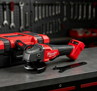 Meuleuse d'angle sans fil Milwaukee 18V 4,5 pouces, outil de meulage électrique sans balais pour la découpe, le meulage et la finition des surfaces métalliques