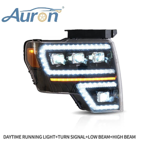 Phare LED AURON DRL pour Ford Raptor F150 2009-2014, accessoires automobiles, 36W 6000K, ajustement universel, homologué DOT, vente en gros - Product Image 4