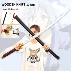 ดาบไม้ของเล่นอนิเมะมินิดาบพิฆาตอสูร ชินาซูกาวะ เก็นยะ รุ่นใหม่ พร้อมแท่นวางดาบ - Product Image 2