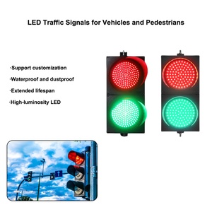 Luces LED Inteligentes de 12V CC para Pequeños Espacios, Mini Semáforos Educativos con Carcasa de PC, Luces Rojas y Verdes para Plataformas de Carga, 100mm 200mm - Product Image 3