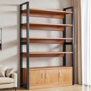La vetrina del soggiorno di nuovo <span class=keywords><strong>Design</strong></span> progetta moderni <span class=keywords><strong>scaffali</strong></span> per libri in legno - Product Image 4