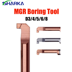 Utensile per Foratura SHARKA MGR 3/4/5/6/8/10 B3 L15 B5 L10 B4 L10, Utensili da Taglio per Tornio CNC, Frese per Foratura di Piccoli Fori in Lega di Acciaio al Tungsteno - Product Image 1
