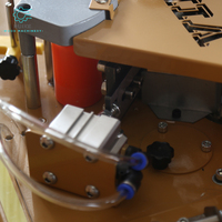 WANJIA Machine à plaquer les chants automatique Petite machine à plaquer les chants manuelle Collage double face Machine à plaquer les chants portable Travail du bois