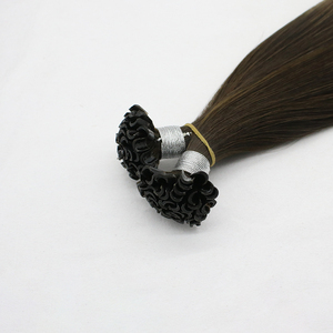 Russe droite I/<span class=keywords><strong>U</strong></span>/V pointe cheveux pré-collé brut cuticule aligné humain Blonde Balayage Extension de cheveux <span class=keywords><strong>U</strong></span> pointe cheveux - Product Image 2