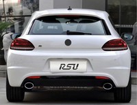 Modifier les pièces de voiture Scirocco 2010-2014 facelift 2015- R Tuning pièces automobiles pour Volkswagen mise à niveau kits de carrosserie avec phare arrière
