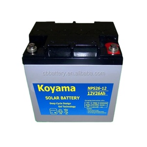 26ah12Vソーラーバッテリー電動自転車VRLAGELバッテリーUPS充電式カーオーディオバッテリー - Product Image 2