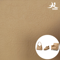Cuir synthétique haut de gamme en PU effet peau de vache froissée naturelle, idéal pour sacs, chaussures et revêtements de meubles