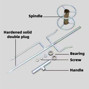 Guida per <span class=keywords><strong>tubo</strong></span> da <span class=keywords><strong>giardino</strong></span> guida per strumenti in metallo supporto ruota guida per doppio ruote pratico <span class=keywords><strong>tubo</strong></span> dell'acqua - Product Image 6