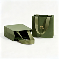 Sac en papier pour bijoux, petit format, écologique, recyclable, avec logo personnalisé
