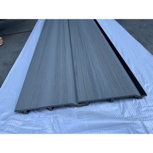 Composite co-đùn tường ốp gỗ hạt tấm Tường ngoài trời không thấm nước gỗ composite Trần Tường Panel - Product Image 2