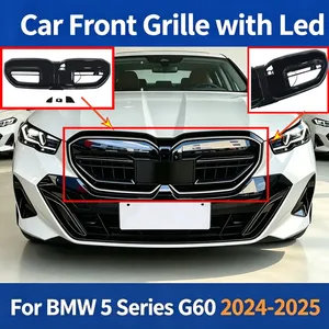 Rejilla Delantera para Auto con LED para Serie 5 G60 2024-2025, Estilo M5, Protector de Rejilla Inferior, Accesorios de Auto, Tuning - Product Image 1