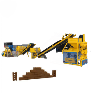 Mesin pembuat bata beton berongga otomatis, mesin pembuat blok tanah liat semen - Product Image 2