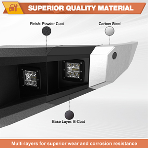 Accessoires tout-terrain ULON, pièces de carrosserie en acier pour camion <span class=keywords><strong>4x4</strong></span>, pare-chocs avant avec <span class=keywords><strong>treuil</strong></span>, kit de carrosserie de rechange pour Toyota Tundra 2007-2013 - Product Image 6