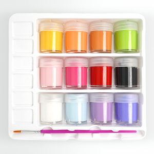 WingArt Quality 12 Macaron Color <span class=keywords><strong>Gouache</strong></span> Paint Set pour enfants Non toxique et polyvalent <span class=keywords><strong>sur</strong></span> toile papier <span class=keywords><strong>verre</strong></span> emballé dans une boîte - Product Image 1