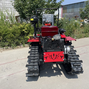 Mini cultivadora de cadenas Gulit Ride On de 18-24Hp y 700-900Kg para labranza de tierras agrícolas, arrozales y terrenos con colinas. - Product Image 3
