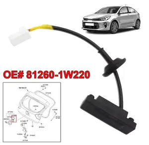 Maniglia del portellone posteriore interruttore di rilascio avvio 81260-1W220 <span class=keywords><strong>Hyundai</strong></span> I30 FD Kia cee' Picanto Rio Mk3 2007-2017 nuovo resistente nero 1 anno - Product Image 4