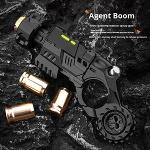 Pistola de Juguete de Aleación de Zinc LT para Modelismo, Mini Lanzador de Balas, Lanzamiento de Proyectiles Blandos, Pistola de Descompresión con Spray, 12 cm, Unisex - Product Image 2