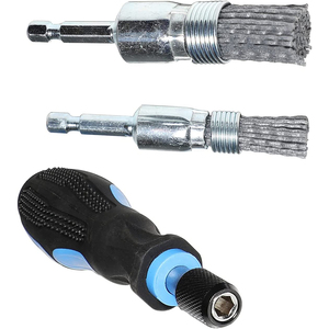 Kit d'outils de nettoyage des sièges d'injecteurs de moteurs <span class=keywords><strong>diesel</strong></span> universels 19 pièces avec tournevis - Product Image 4