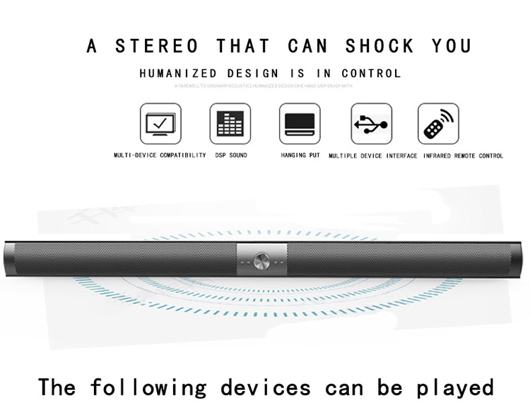 Лидер продаж Amazon, домашний пульт дистанционного управления, ТВ-саундбар, NFC, беспроводная звуковая панель