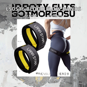 Bandes de restriction du flux sanguin en latex à forte résistance avec antidérapant pour l'entraînement physique, les exercices des fessiers et l'occlusion - Product Image 2