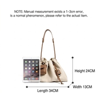 Sac à main en cuir véritable pour femme, grand format, élégant, rétro, en lin, grande capacité