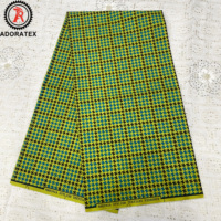 Usine en gros personnalisé cire imprime Logo personnalisé Polyester tissus pour Madagascar uniformes scolaires africains