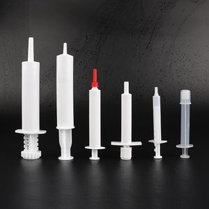 Fabrikant Op Maat 2.5G Hond Wegwerp Voeding Voorgevulde Spuit Met <span class=keywords><strong>Plastic</strong></span> Gekartelde Spuitduwer - Product Image 6