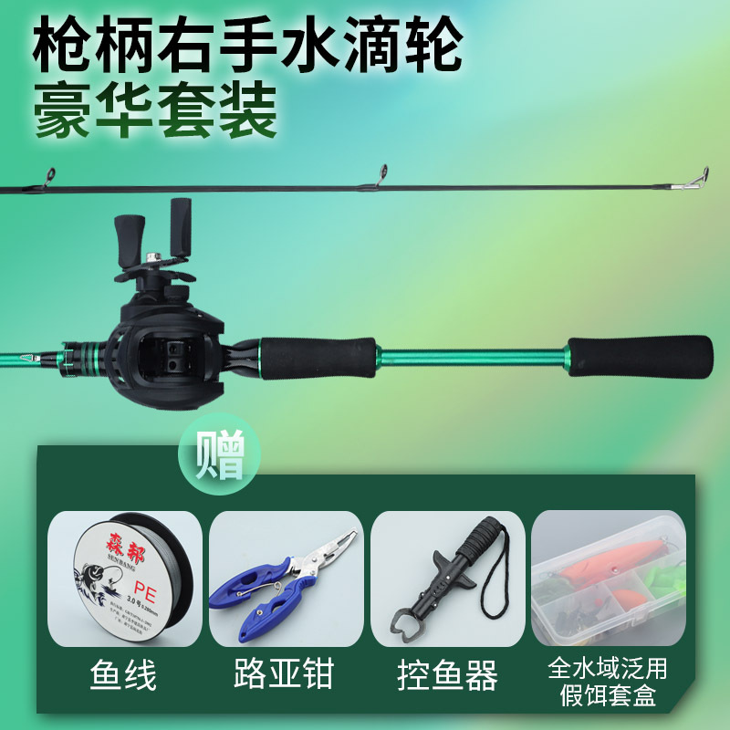 Right-handed baitcasting wheel set [Deluxe]