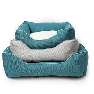 Venta al por mayor OEM portátil al aire libre perro cama cesta pequeño suave plegable mascota gato colchón con extraíble transpirable almohada caja personalizada - Product Image 5
