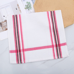 Paño de cocina a cuadros de 38x64 cm, rectangular, absorbente, de poliéster y algodón grueso, para uso en la cocina. - Product Image 4