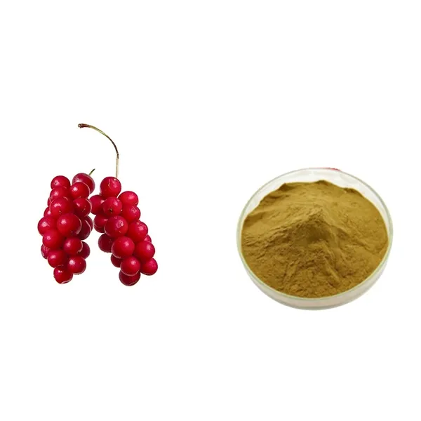 Schisandra Berry extracto en polvo schisandrins 2%-9% schisandrin A/B 1%