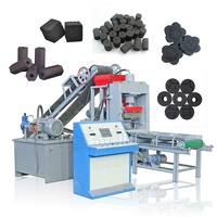 Machine à briquettes de balle de riz hydraulique à haute pression charbon de narguilé faisant la machine à vendre