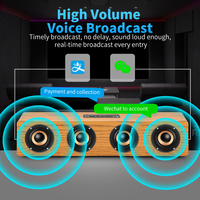 Vofull-Barra de sonido de madera para cine en casa, Subwoofer para PC