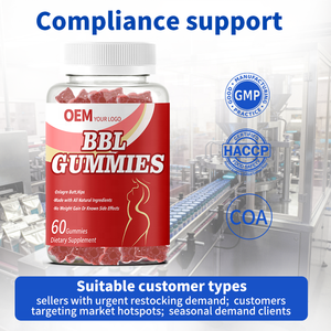 กัมมี่เสริมสะโพกและก้นออร์แกนิกแบบขายส่ง ผลิตภัณฑ์มาคา บีบีแอล กัมมี่ รับผลิตแบบ OEM สูตรและบรรจุภัณฑ์ตามสั่ง ราคาขายส่งคุ้มค่า พร้อมการจัดส่งที่มั่นคง - Product Image 5