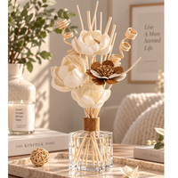 Diffuseurs de fleurs Solora, diffuseur de fleurs préservées, diffuseur de fleurs parfumées, bâtonnets diffuseurs personnalisés avec fleurs