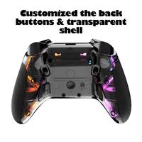 Controlador de juego TURBO de vibración programable Ipega, Gamepad inalámbrico RGB para Switch/PC/Android/iOS/PS4, Gamepad de gatillo ajustable