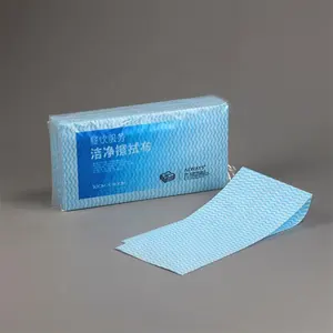 Reusable consumables spunlace wave foodservice cleaning work clothes disposable nonwoven dry wipes cleaning cloth