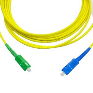 สายแพทช์ไฟเบอร์ออปติก SC/UPC-SC/APC แบบ <span class=keywords><strong>Simplex</strong></span> ขนาด 3.0 มม. G657A1 LSZH สายไฟเบอร์ออปติกสำหรับภายในอาคาร - Product Image 1