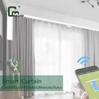 Sistema de persianas eléctricas de control inalámbrico, motor de cortina eléctrica para cortinas de lujo
