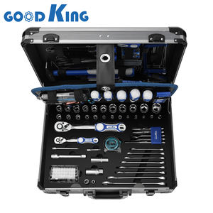 Good <span class=keywords><strong>King</strong></span> 161 pièces jeu de clés à douille de haute qualité Kit d'outils de réparation <span class=keywords><strong>AUTO</strong></span> dans un boîtier en aluminium 11612 - Product Image 5