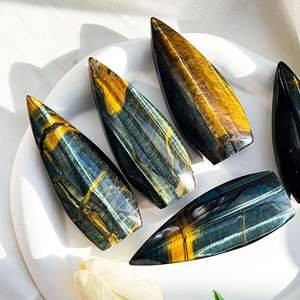 Precio de Fábrica: Adornos de Piedras Preciosas Pulidas de Ágata Druzy en Forma de Lágrima, Geoda de Cuarzo Cristalino Natural Mixto, Estilo Vintage Feng Shui para el Hogar - Product Image 6